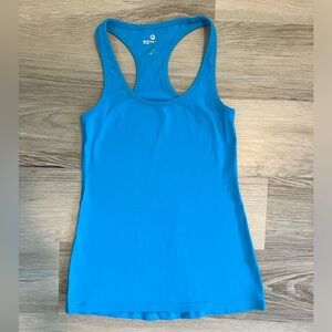 90 Degree by Reflex Blue Nylon Spandex Blend Workout Tank Top - Size XS